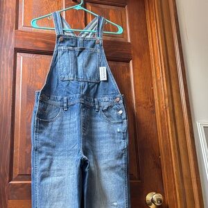 Old Navy big kids denim overalls sz XL 14-16 NWTs in medium blue